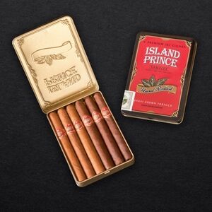 6 BOXES - Island Prince Premium Iki Cigars in Tin Sampler Box Hand Rolled Kaua…